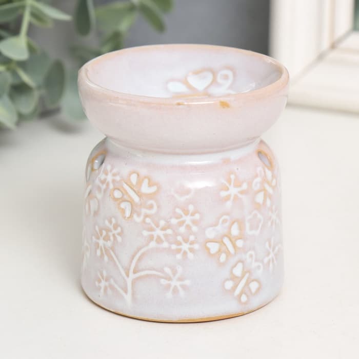 Аромалампа для эфирных масел «Бабочки», керамика, 8.5×7×7 см, МИКС