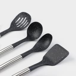 Набор кухонных принадлежностей Доляна «Космос», 4 предмета, чёрный