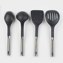Набор кухонных принадлежностей Доляна «Космос», 4 предмета, чёрный