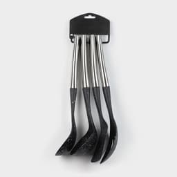 Набор кухонных принадлежностей Доляна «Космос», 4 предмета, чёрный