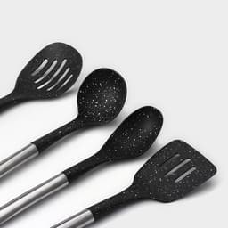 Набор кухонных принадлежностей Доляна «Космос», 4 предмета, чёрный