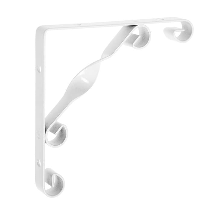 Кронштейн ТУНДРА, LIGHT, 150×150, металл, белый