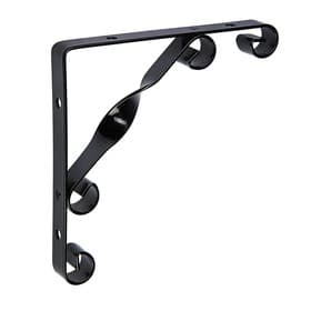 Кронштейн ТУНДРА, LIGHT, 150×150, металл, черный