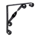 Кронштейн ТУНДРА, LIGHT, 150×150, металл, черный