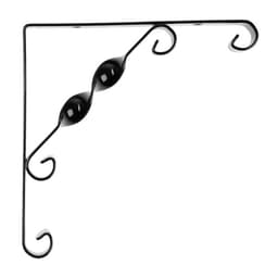 Кронштейн ТУНДРА, LIGHT, 150×150, металл, черный