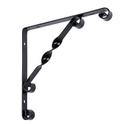 Кронштейн ТУНДРА, LIGHT, 200×200, металл, черный