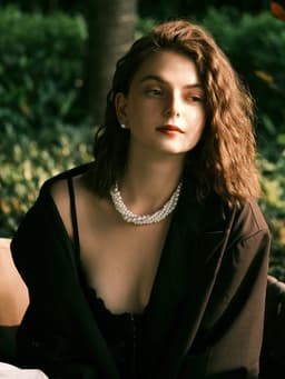 Бусы «Жгут», с жемчугом, шар №6.10, белые, L=45 см