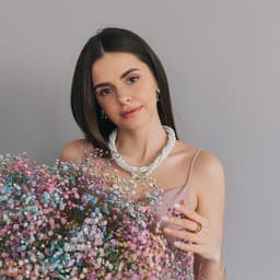 Бусы «Жгут», с жемчугом, шар №6.10, белые, L=45 см