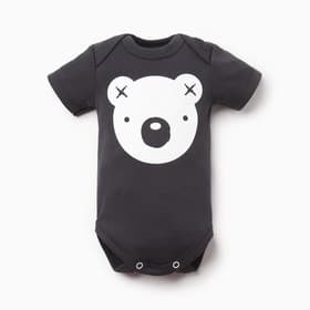 Боди для мальчика «Крошка Я» Black&white, рост 68-74 см, чёрное