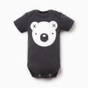 Боди для мальчика «Крошка Я» Black&white, рост 68-74 см, чёрное