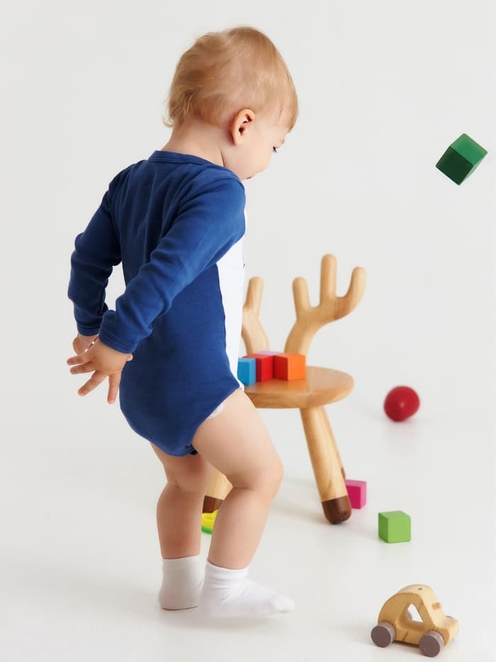 Боди для мальчика «Крошка Я. Любимчик девчонок», рост 86-92 см, белое, синее