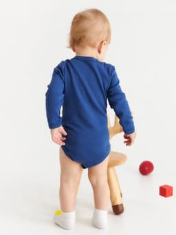 Боди для мальчика «Крошка Я. Любимчик девчонок», рост 86-92 см, белое, синее