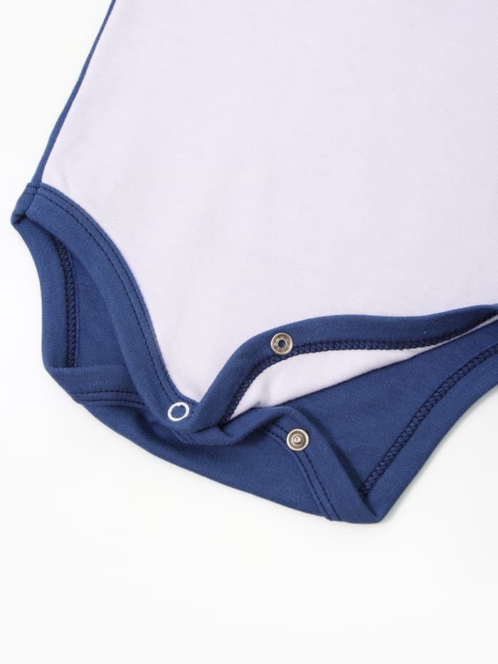 Боди для мальчика «Крошка Я. Любимчик девчонок», рост 86-92 см, белое, синее