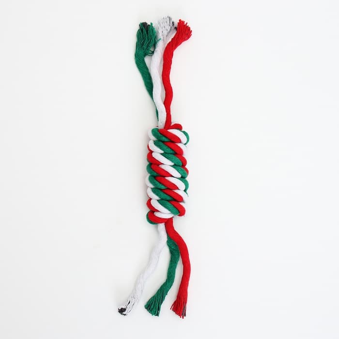 Игрушка канатная «Плетёнка», малая, до19 см, 25-29 г, цвет МИКС