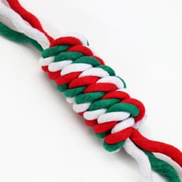 Игрушка канатная «Плетёнка», малая, до19 см, 25-29 г, цвет МИКС