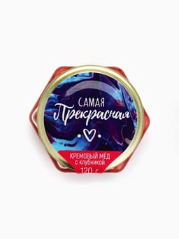 Подарочный набор «8 Марта», крем-мёд, чай 50 г