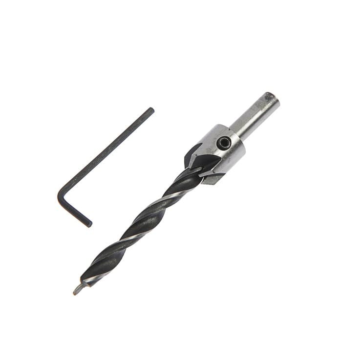 Сверло с зенкером ТУНДРА, 8×110 мм