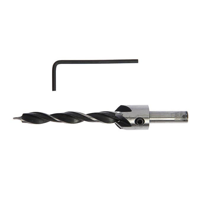 Сверло с зенкером ТУНДРА, 8×110 мм