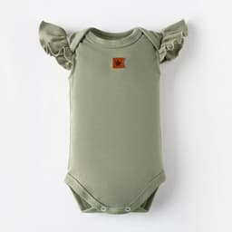 Боди для девочки «Крошка Я» Nature, зелёное, рост 68-74 см