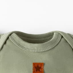 Боди для девочки «Крошка Я» Nature, зелёное, рост 68-74 см