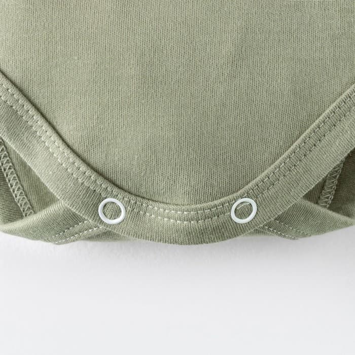 Боди для девочки «Крошка Я» Nature, зелёное, рост 68-74 см