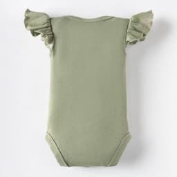 Боди для девочки «Крошка Я» Nature, зелёное, рост 68-74 см