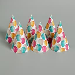 Колпак праздничный бумажный «С днём рождения»