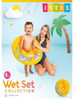 Круг для плавания My baby float, с сиденьем, d=67 см, от 1-2 лет, 59574NP INTEX