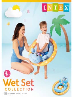 Круг для плавания «Зверюшки», с сиденьем, от 3-4 лет, МИКС, 59570NP INTEX