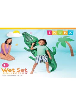 Игрушка для плавания INTEX «Крокодил» 58546NP, 168×86 см, от 3 лет