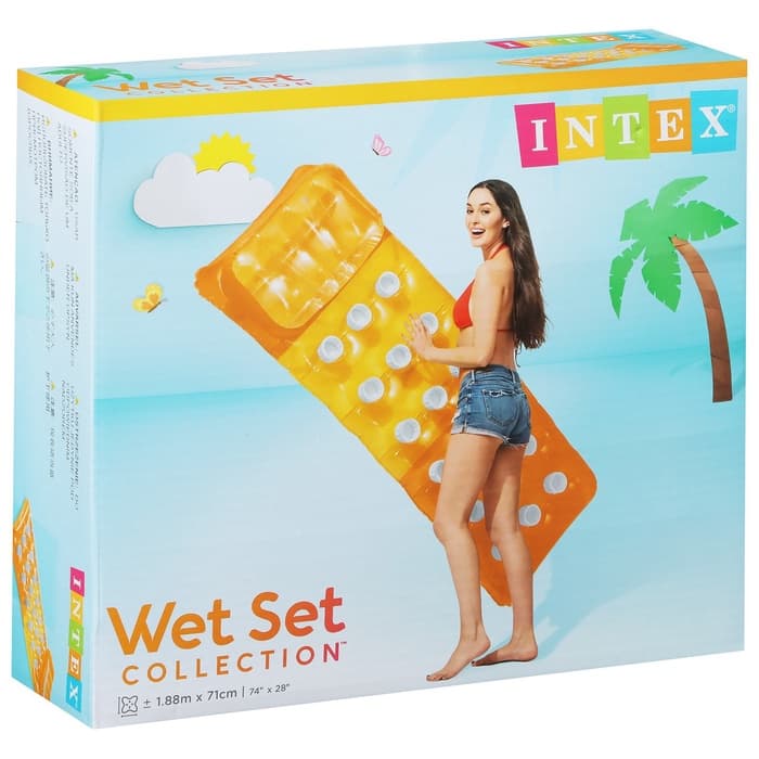 Матрас для плавания, 188×71 см, цвета МИКС, 58890NP INTEX