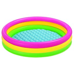 Бассейн надувной INTEX «Радуга», с надувным дном, 114×25 см, от 2 лет, 57412NP