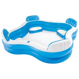 Бассейн надувной «Семейный», с 4 сиденьями, 229×229×66 см, от 3 лет, 56475NP INTEX