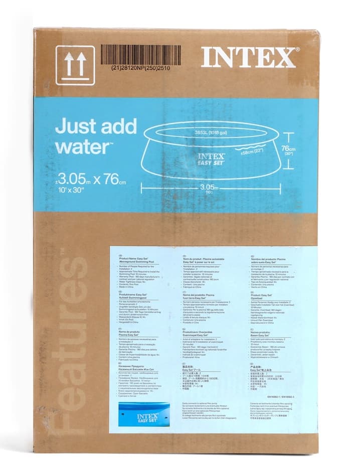 Бассейн надувной INTEX Easy Set 28120NP, 305×76 см, от 6 лет, круглый