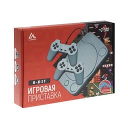 Игровая приставка Luazon Game-1, 8 бит, в комплекте 2 джойстика и пистолет, 22 игры, серая