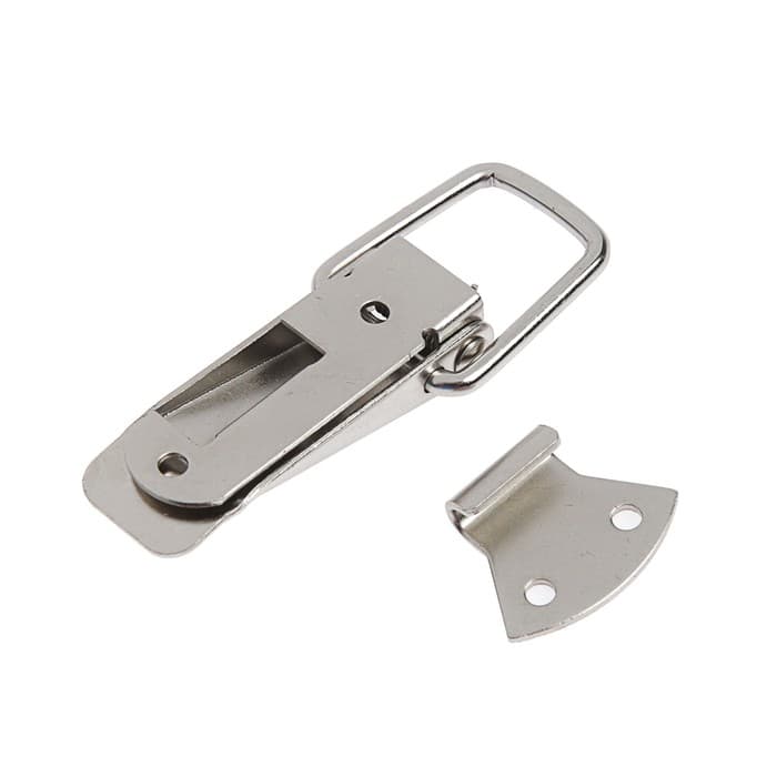 Замок-защелка на ящик Z17, 7.5 см, железный, с проушиной