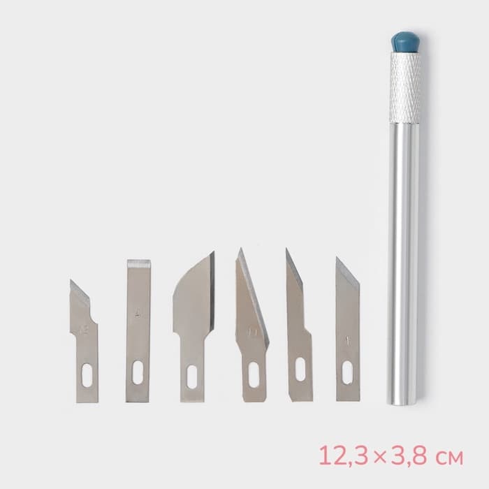 Стеки для моделирования кондитерских украшений, 7 предметов, нержавеющая сталь