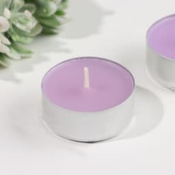 Набор свечей ароматических чайных «Цветы», 3.8×1.6 см, 3.5 ч, 12 г, 6 шт.