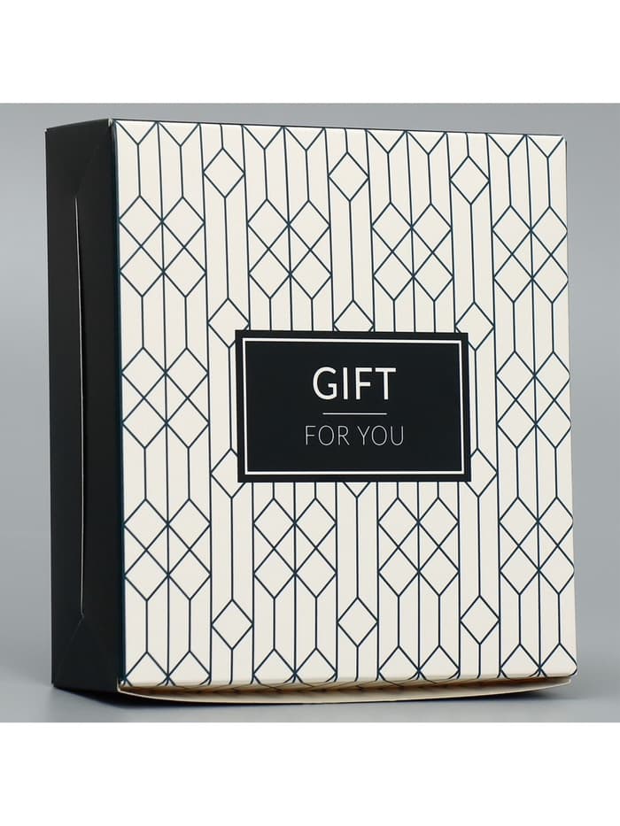 Кондитерская упаковка, коробка «For you», 14×14×3.5 см