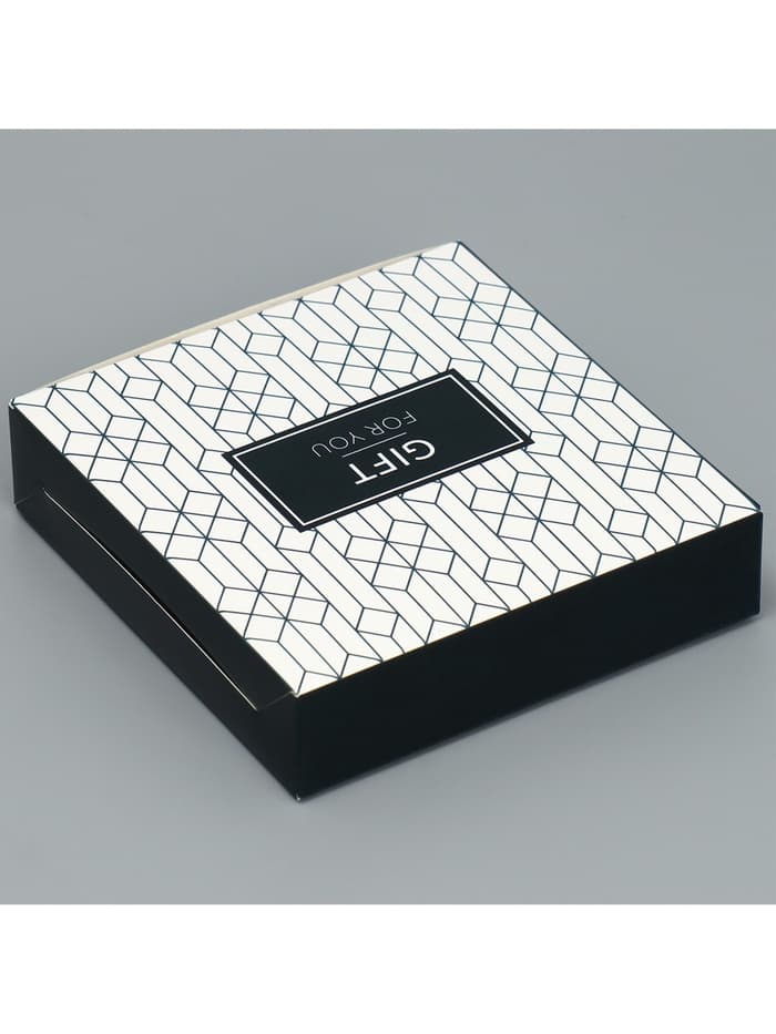 Кондитерская упаковка, коробка «For you», 14×14×3.5 см