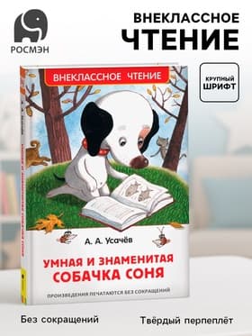 Книга детская «Умная и знаменитая собачка Соня», 160 стр., Усачев А.