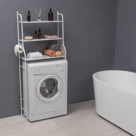 Стеллаж над стиральной машинкой, 65×25×152 см, белый