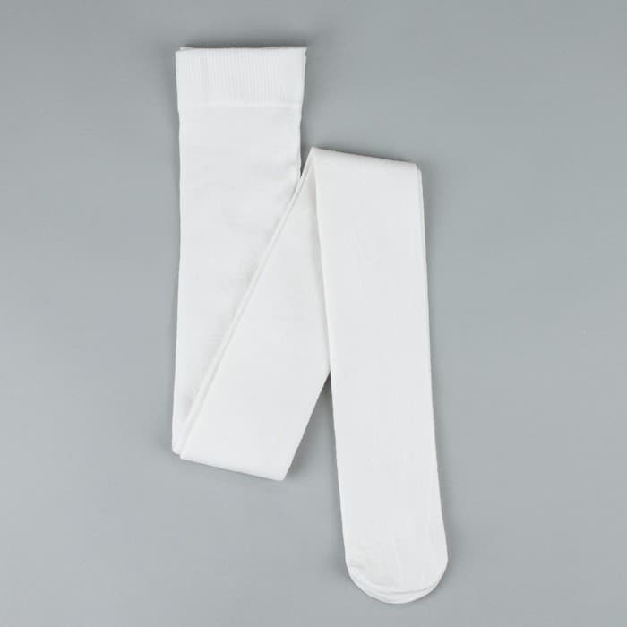 Колготки детские, белые, (bianco), рост 116-122 см