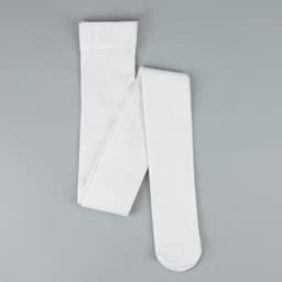 Колготки детские, белые, (bianco), рост 116-122 см