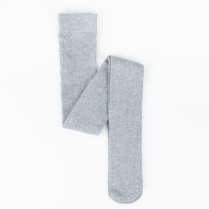 Колготки детские, серый меланж, (grigio melange), рост 116-122 см