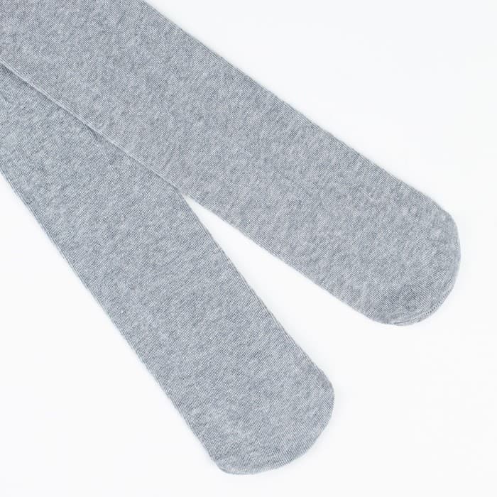 Колготки детские, серый меланж, (grigio melange), рост 116-122 см