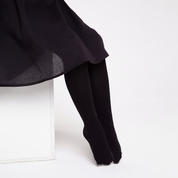 Колготки детские, чёрные, (nero), рост 116-122 см