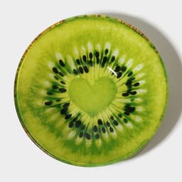 Тарелки Доляна «Романтичный киви», 19 предметов, 6 десертных тарелок, 6 обеденных тарелок, 6 мисок, салатник, стекло, зелёный