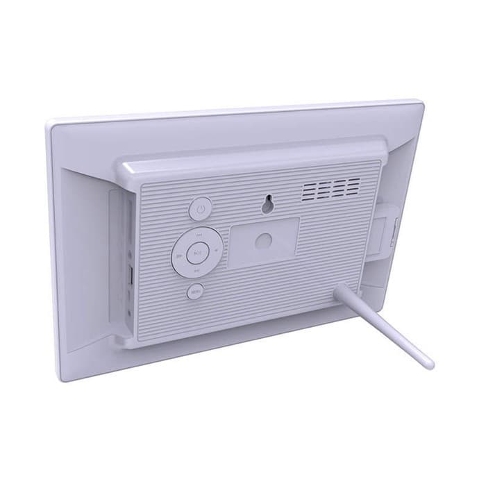 Цифровая фоторамка Digma PF-1043, 10.1", IPS, 1280×800, пластик, ПДУ, видео, белая