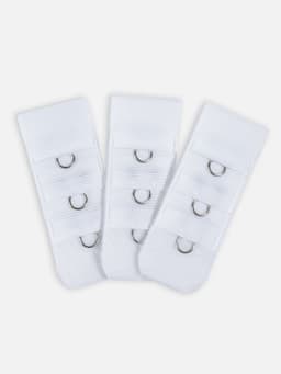 Застёжка для бюстгальтера, 3 ряда 1 крючок, 10 шт., белая